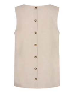 Freequent Naisten Toppi Lava Top Vaalea Beige