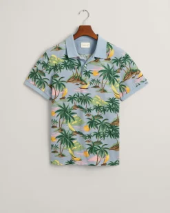 Gant miesten pikeepaita, HAVAJI PRING SS POLO Vihreä Kuosi