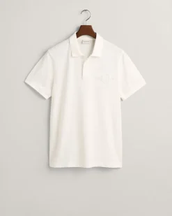 Gant miesten pikeepaita, REG TONAL SHIELD SS POLO Valkoinen