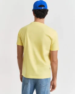 Gant miesten t-paita, REG SHIELD SS T-SHIRT Keltainen