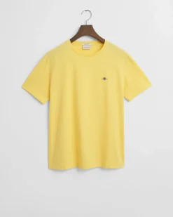 Gant miesten t-paita, REG SHIELD SS T-SHIRT Keltainen