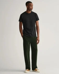 Gant Miesten T-paita, TONAL ARCHIVE SHIELD T-SHIRT Musta