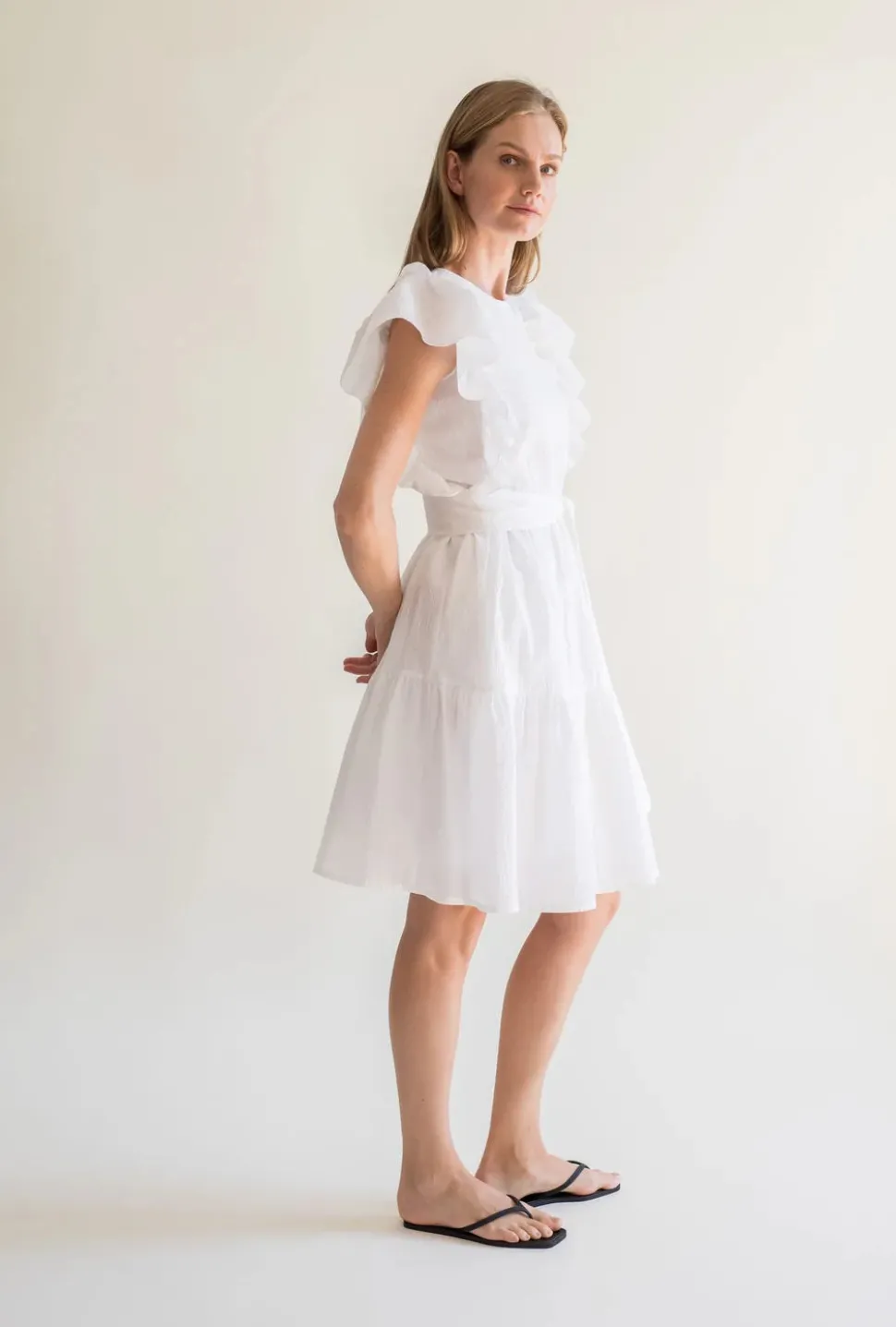 Gauhar Naisten Mekko, Vicky Dress White Valkoinen