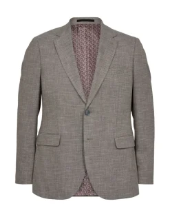 Gino marcello miesten bleiseri, LINEN LOOK BLAZER Beige