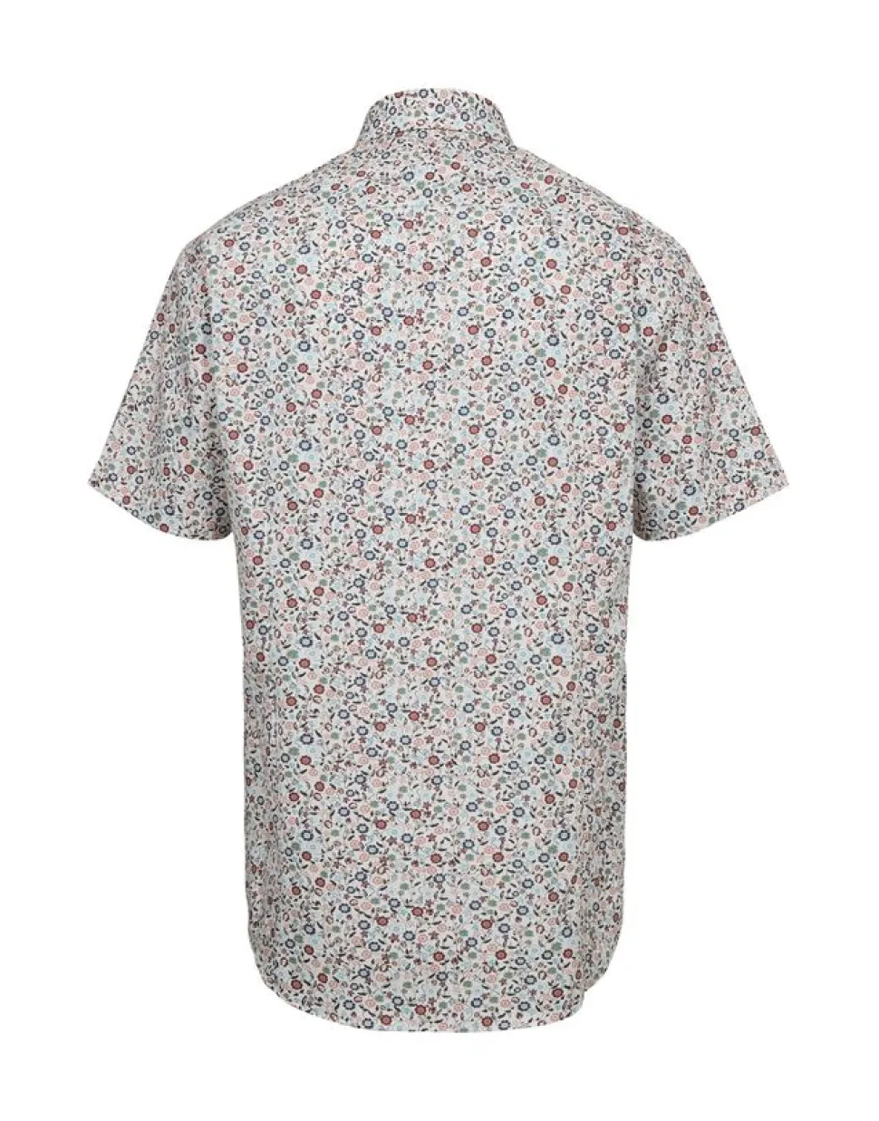Gino marcello miesten kauluspaita, K 3112050 SS SHIRT Punainen Kuosi