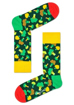 Happy Socks naisten Sukat 36-40, Broccoli sock
