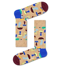 Happy Socks naisten Sukat 36-40,Mushroom