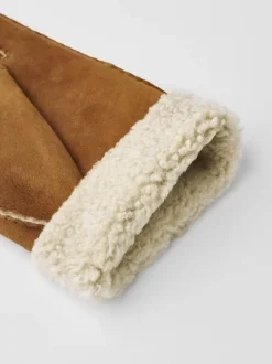 Hestra unisex käsineet Bernard Suede Glove, konjakinruskea