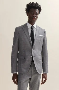 Hugo Boss Miesten Bleiseri, H-HUTSON Keskiharmaa