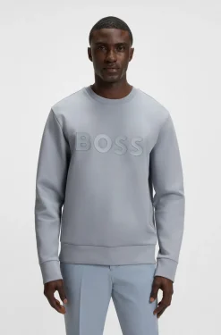 Hugo Boss miesten collegepaita K BOSS LOGO SALBO SWEATSHIRT, tummanharmaa
