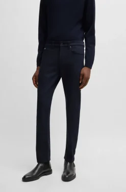 Hugo Boss Miesten Farkut, DELAWARE HIGH PERFORMANCE Indigo