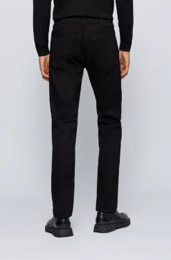 Hugo Boss miesten farkut MAINE 3 BLACK NOS CASHMERE TOUCH Musta
