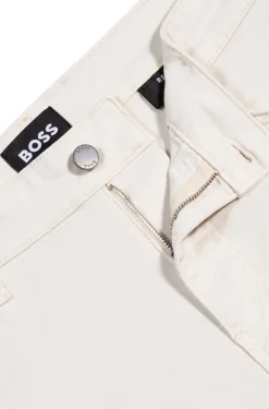 Hugo Boss miesten housut, RE-MAINE PERFORMANCE Luonnonvalkoinen