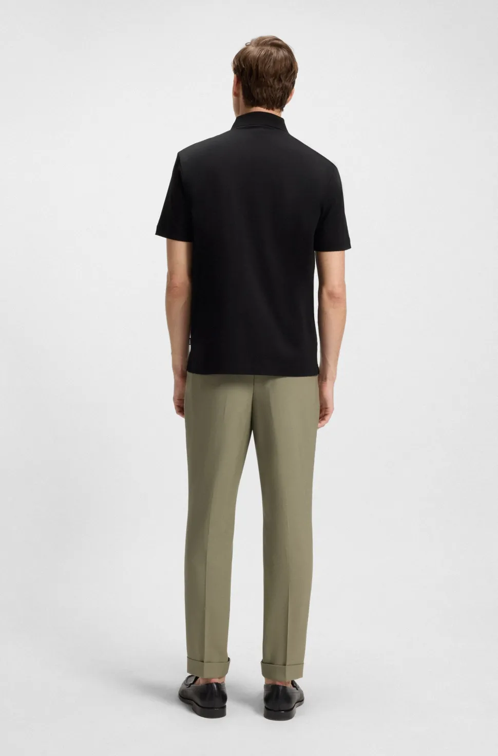 Hugo Boss miesten pikeepaita, C-PARRIS 001 Musta