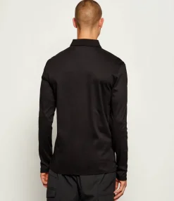 Hugo Boss miesten pitkähihainen polokauluspaita PIROL, musta