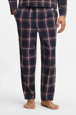 Hugo Boss miesten pyjamahousut, HOLIDAY PANTS SININEN RUUTU