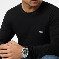 Hugo Boss Miesten T-paita K LS SHIRT CLASSIC Musta