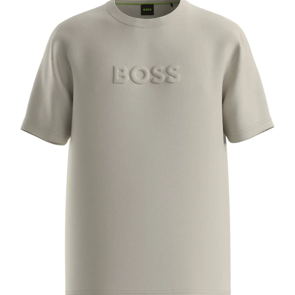 Hugo Boss miesten t-paita TSHIRT BOSS LOGO, hiekka
