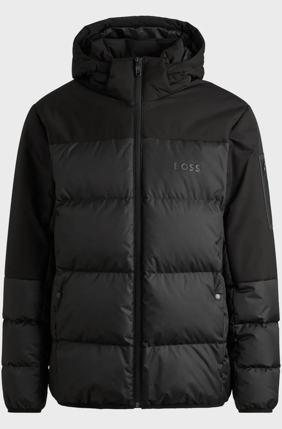 Hugo Boss Miesten Untuvatakki, J-HAMAR 3 Musta