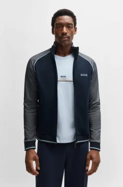 Hugo Boss miesten verkkatakki, TRACK SUIT JACKET Tummansininen