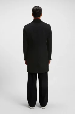 Hugo Boss miesten villakangastakki, H-HYDE Musta