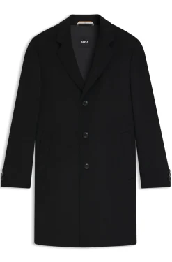 Hugo Boss miesten villakangastakki, H-HYDE Musta