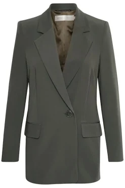 Inwear, Naisten Bleiseri, ADIAN BLAZER Tummanvihreä