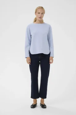 Inwear naisten collegepaita GincentIW Melange Crewneck, Endless Sky Melange