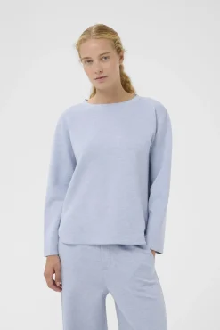 Inwear naisten collegepaita GincentIW Melange Crewneck, Endless Sky Melange