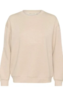 Inwear Naisten Collegepaita, LaicentIW Vincent Mel Mono Sweat Vanilla Melange