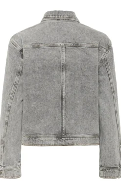 Inwear naisten farkkutakki, NANASIW DENIM JACKET Lgt.Grey Wash Denim