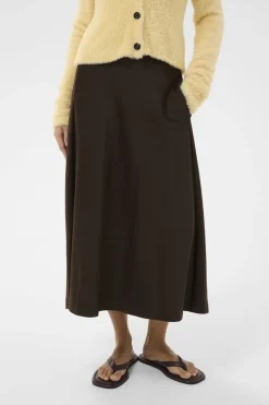 Inwear naisten hame ZilkyIW Skirt, Coffee Bean
