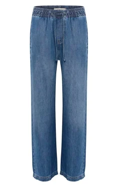 Inwear naisten housut, SOPHINAIW PULLON PANTS Washed Denim