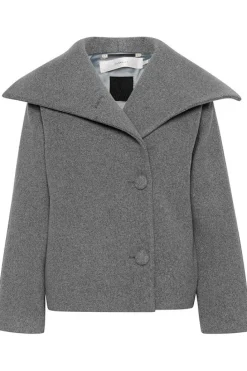 Inwear naisten lyhyt talvitakki, PERRYIW SHORT COAT Granite Melange