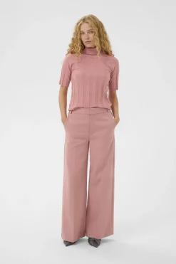 Inwear naisten neulepusero NikolaiW Kellsie SS Pullover, Ash Rose Melange