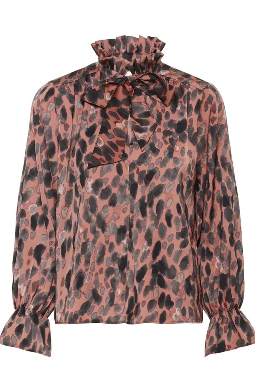 Inwear naisten paitapusero GRACIEIW PRINTED BLOUSE, Rose Painted Dot