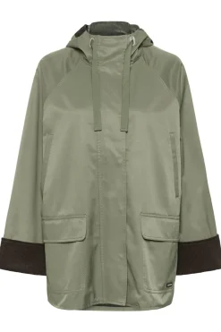 Inwear naisten takki GracelynnIW Hooded Jacket, vihreä