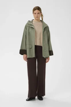 Inwear naisten takki GracelynnIW Hooded Jacket, vihreä
