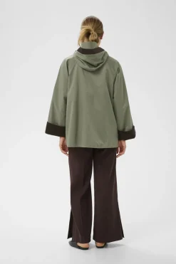 Inwear naisten takki GracelynnIW Hooded Jacket, vihreä