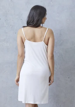 Isay naisten alusmekko, GRITT SHORT UNDERDRESS Luonnonvalkoinen