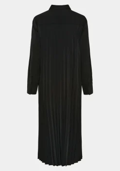 Isay naisten mekko FRIDA PLEAT DRESS, musta