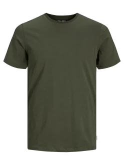 Jack and Jones JJEORGANIC BASIC TEE SS O-NECK Olive Night
