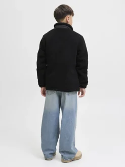 Jack and jones junior teddytakki, JJESOHO TEDDY JACKET JNR Musta