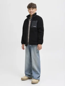 Jack and jones junior teddytakki, JJESOHO TEDDY JACKET JNR Musta