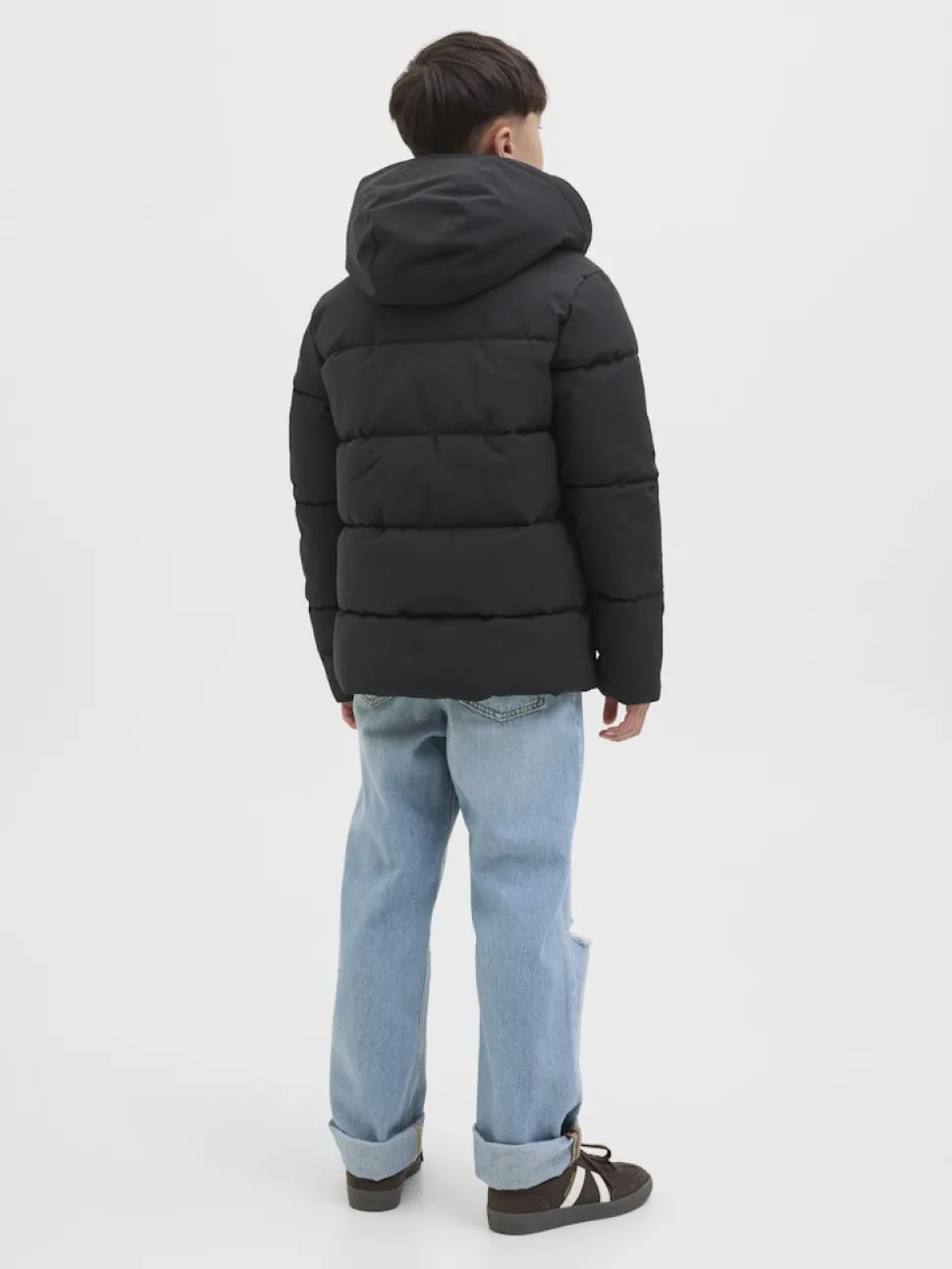 Jack and jones junior toppatakki, JJGLOBAL PUFFER JACKET JNR Musta