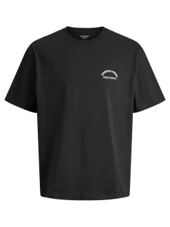 Jack and jones junior t-paita, JORMEADOWS GRAPHIC BACK TEE SS CRE JNR Musta