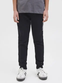 jack and jones lasten collegehousut, JPSTGORDON JJBEAU SWEATPANTS Musta