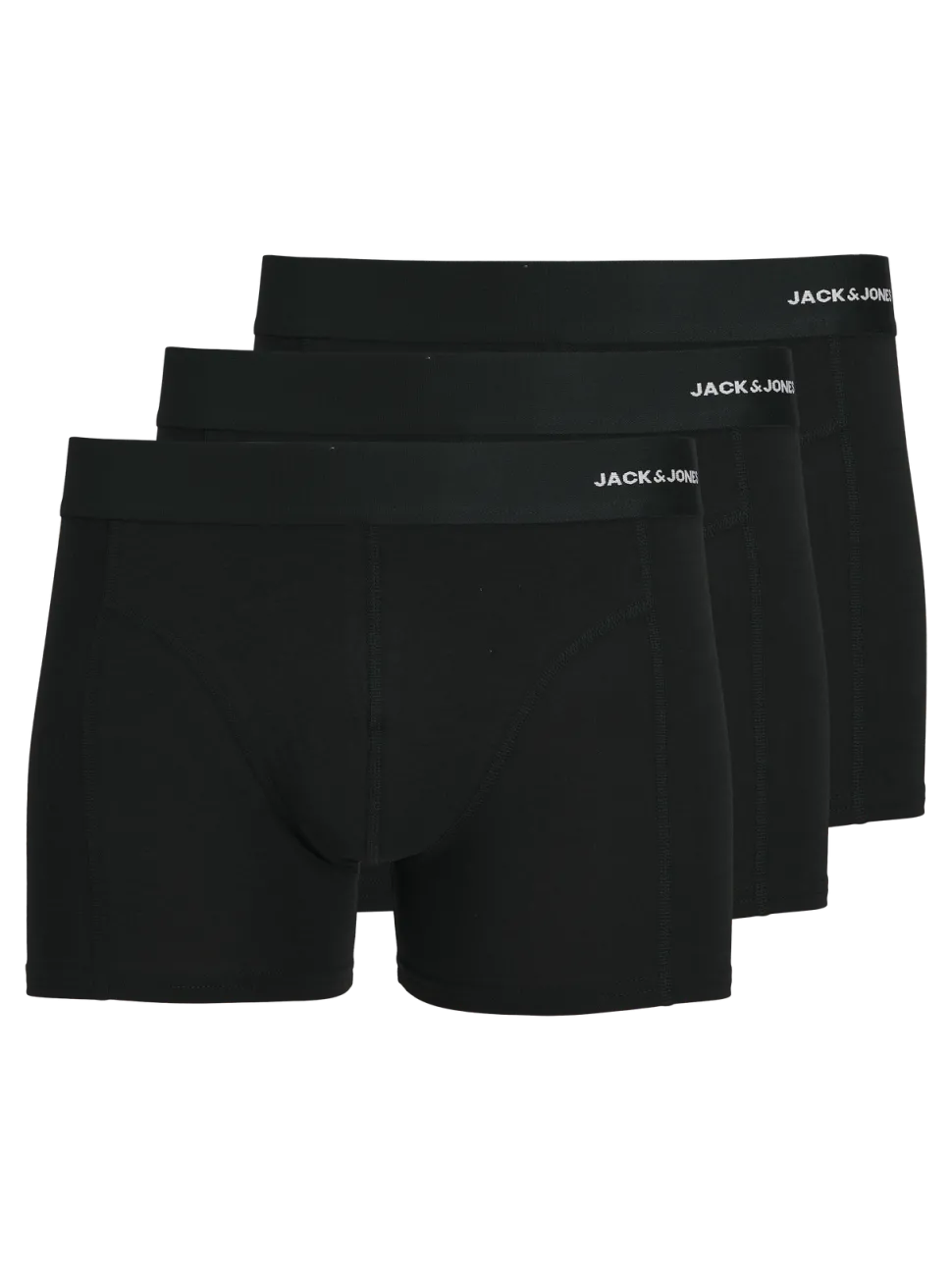 Jack and Jones miesten alushousut, JACBASIC BAMBOO TRUNKS 3 PACK Black