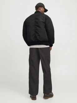 Jack and Jones miesten bombertakki, JCOKINETIC SOFT UTILITY BOMBER LN Black