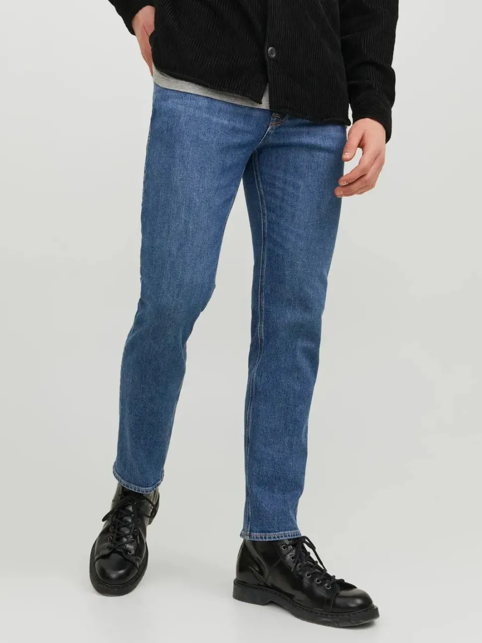 Jack and Jones miesten farkut, JJICLARK JJORIGINAL AM 379 Blue Denim